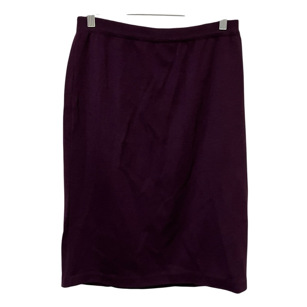 Vintage Liz Claiborne Wool Blend Purple Skirt